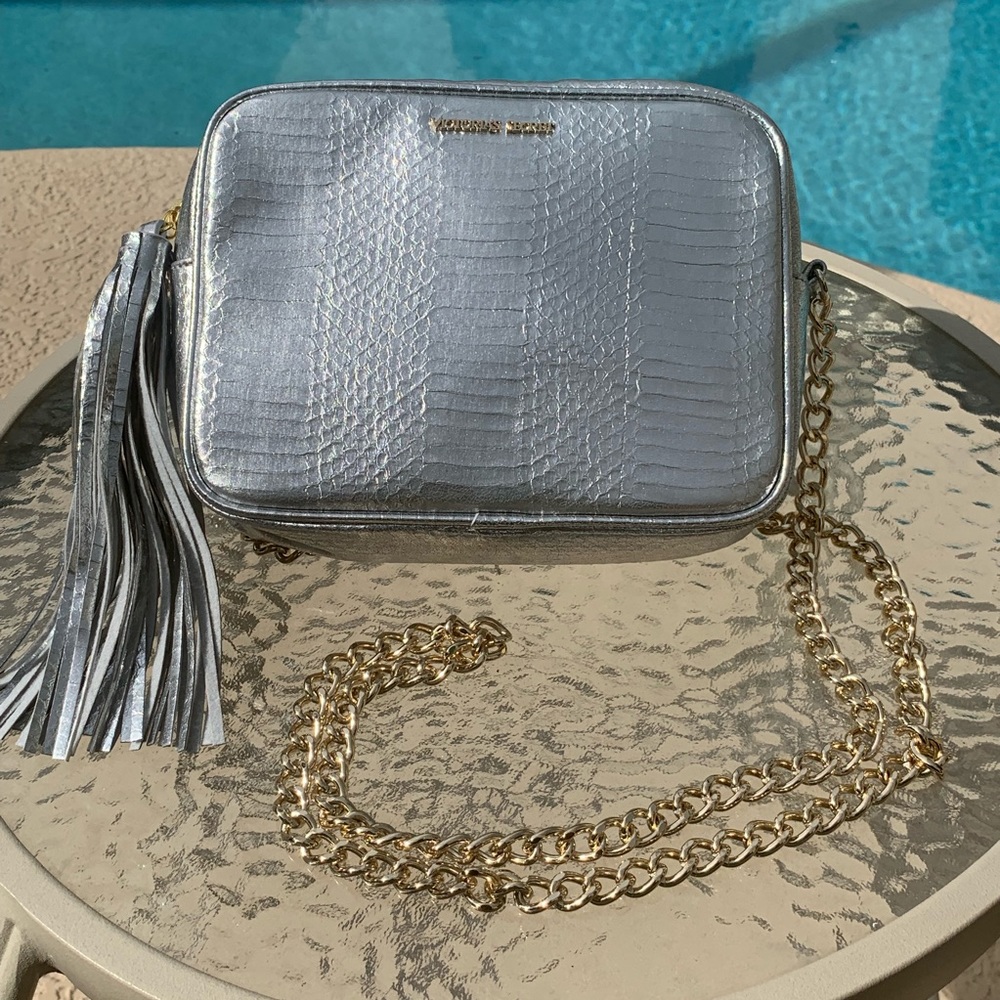 Victoria secret metallic crossbody.